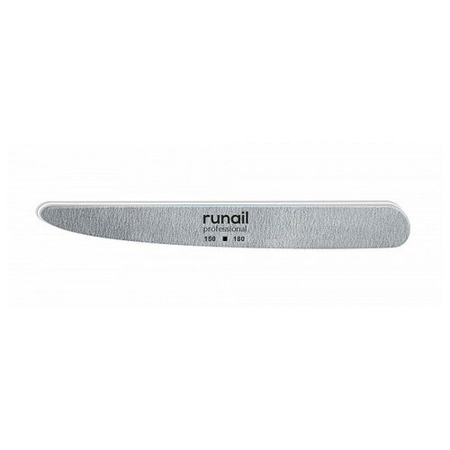 фото Runail runail, пилка для искусственных ногтей (серая, нож, 150/180) runail professional
