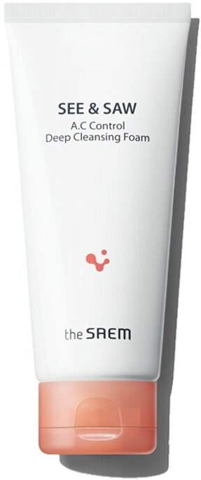 The Saem Лечебная пенка для проблемной, комбинированной и жирной кожи See & Saw A.C Control Deep Cleansing Foam