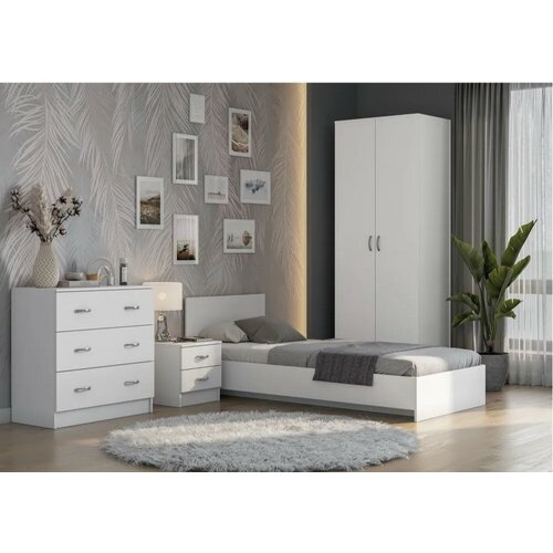 Комод Веста белое дерево