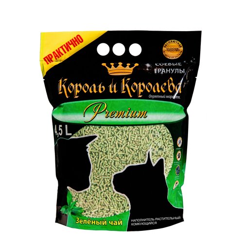 Наполнитель соевый Зеленый чай 4,5л