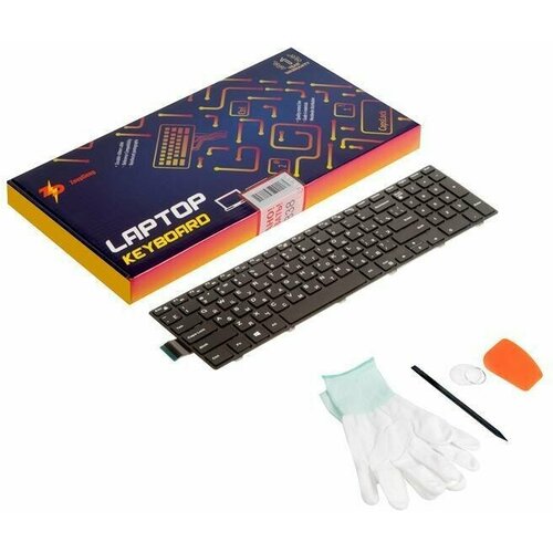 Клавиатура для Dell Inspiron 15-3000 15-5000 17-5000 Inspiron 3541 MP-13N73SU-442 Black Black frame гор Enter 1650₽