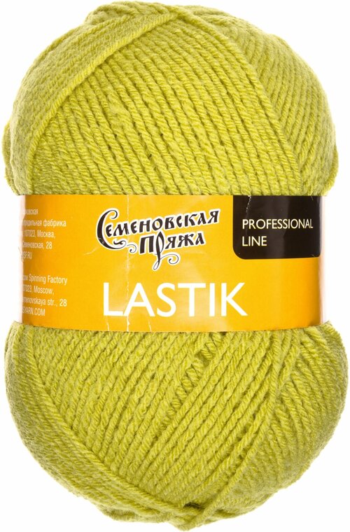 Пряжа Lastik (Ластик) 28% имп. меринос. шерсть,69% акрил,3% эластан 365м/100гр(70345 липа_v)