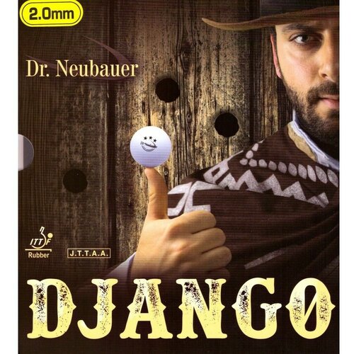 накладка для настольного тенниса dr neubauer pistol 2 black 2 0 Накладка Dr. Neubauer DJANGO