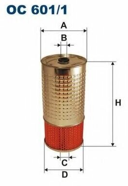 Фильтр масляный MERCEDES FILTRON OC601 1