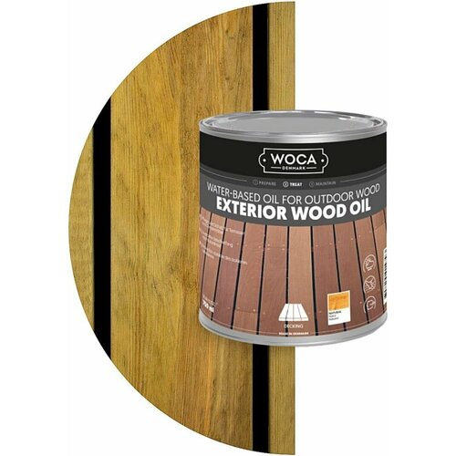 Масло WOCA Exterior Wood Oil Natural Масло (0.75l) Натуральный