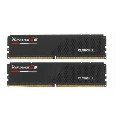 Оперативная память GSKILL DDR5 32Gb 2x16Gb 5600MHz pc-44800 RIPJAWS S5 CL36 12V F5-5600J3636C16GX2-RS5K 1611400₽