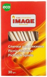 Спички туристические для пикника; розжига дров, угля IMAGE 8,5 мм 3 упаковки по 30 штук