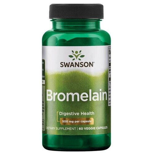 Swanson Bromelain 500 mg (Бромелайн 500 мг) 60 вег капс (Swanson)