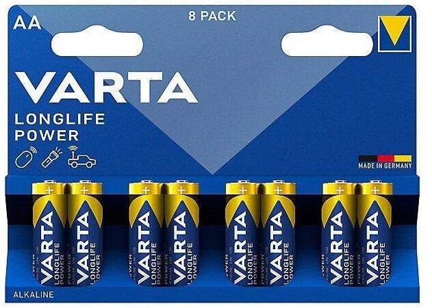 Батарейка VARTA LongLife POWER AA BL 8 8шт