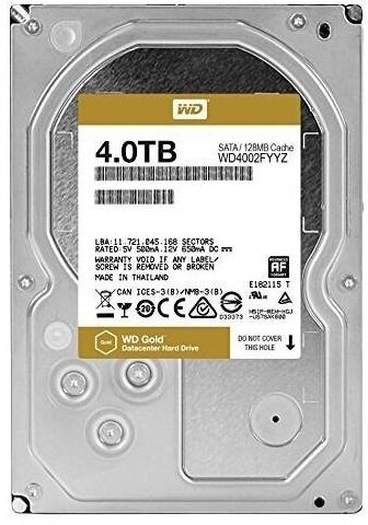 Жесткий диск WD Gold 4ТБ (WD4002FYYZ)