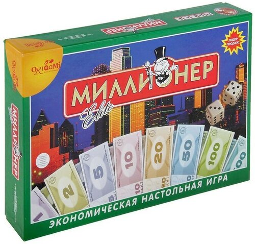 Настольная игра «Миллионер-элит», твёрдая коробка