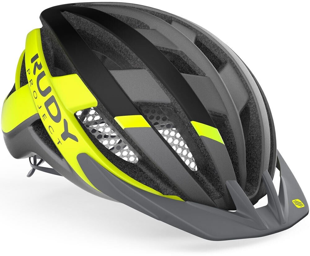 Шлем Rudy Project VENGER Cross Titanium/Yellow Fluo Matte, велошлем, размер S