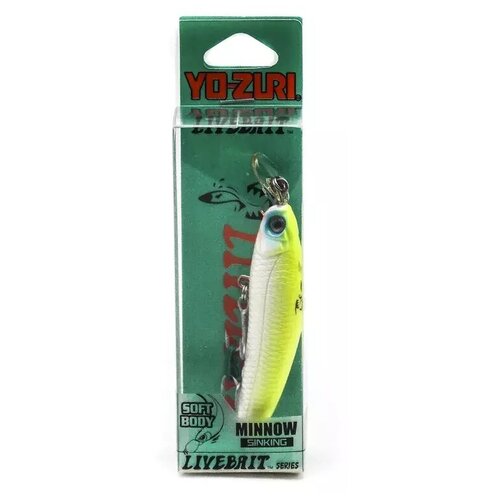 Воблер Yo-Zuri R828-PCL Livebait Real Minnow (F813) воблер yo zuri r833 ago livebait real minnow