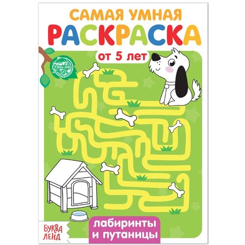 Буква-ленд Раскраска «Лабиринты и путаницы», 12 стр. раскраска лабиринты 12 стр буква ленд