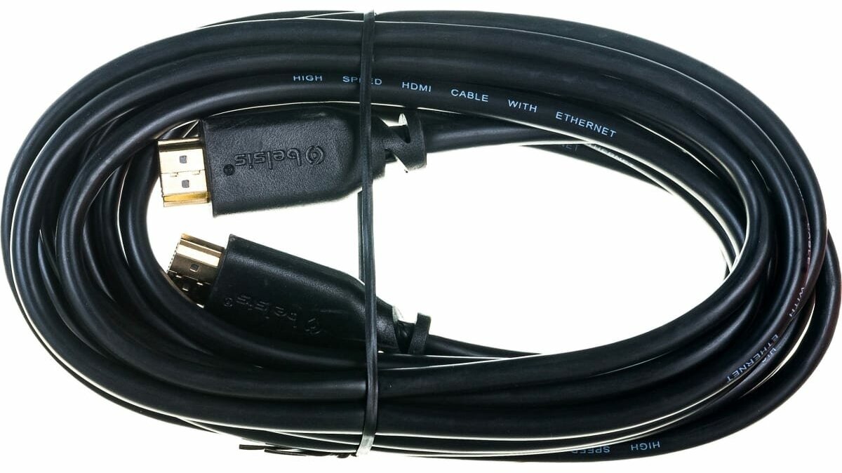 Кабель HDMI v.2.0, вилка - вилка, 2.0 м., черный, Цветная коробка Belsis - фото №9