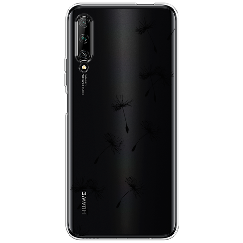 Силиконовый чехол на Huawei Y9s / Хуавей Y9s Летящие одуванчики, прозрачный силиконовый чехол на huawei y9s хуавей y9s веселые поросята прозрачный