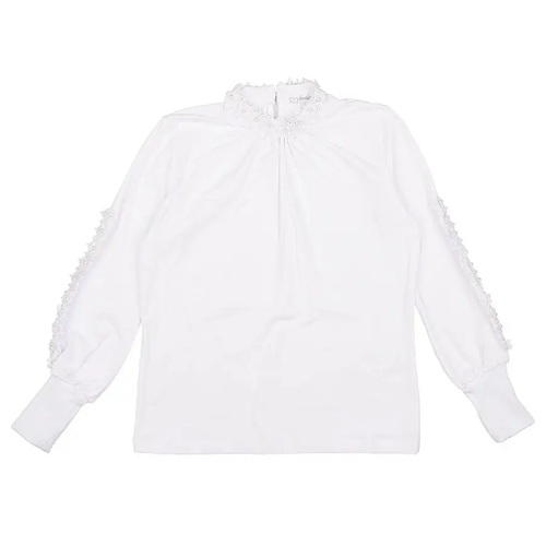Школьная блуза Белый Слон, размер 176, белый школьная блуза белый слон размер 176 розовый
