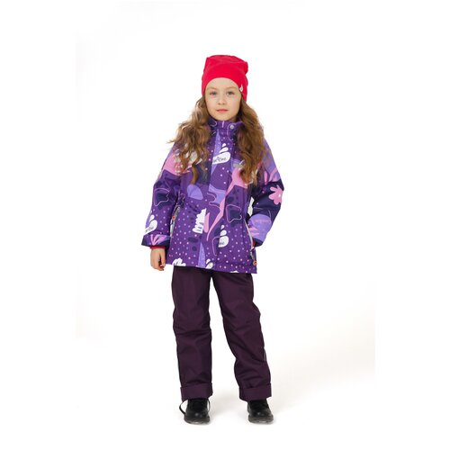 Демисезонный костюм на девочку мембрана TM Canadian Line by S.L.O 1973 мод Rose рост 110 purple iris