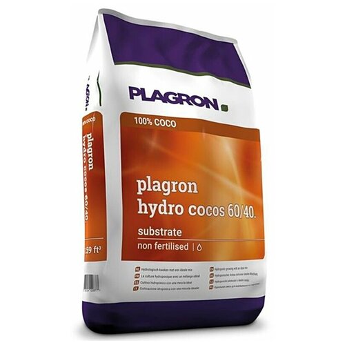 plagron hydro cocos 60 40 45l Кокосовый субстрат Plagron Hydro cocos 60/40 45л (60% Euro Pebbles, 40% Cocos Premium)