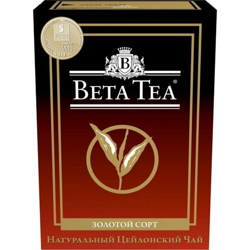 Чай черный Beta Tea Золотой Сорт 100г х 2шт