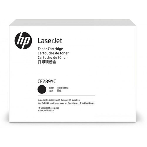 HP CF289YC картридж чёрный (20000 стр.) easyprint картридж easyprint cf289x lh cf289x u для hp laserjet enterprise m507dn m507x m528dn m528f flow m528z 10000 стр черный с чипом