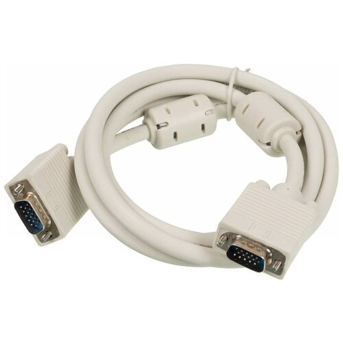 фото Кабель ningbo cab016s-06f vga (m) vga (m) 1.8 м, ферритовые кольца