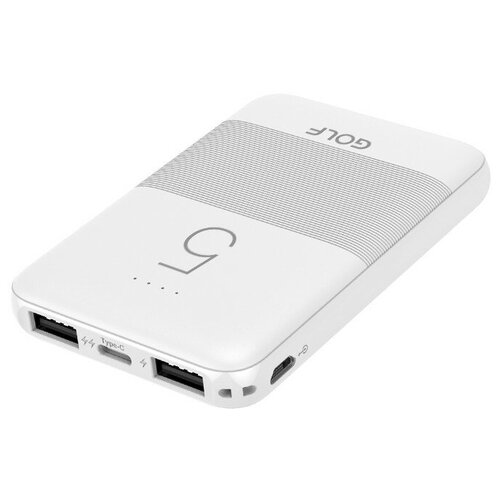 фото Внешний аккумулятор golf edgee power bank g95 5000mah white