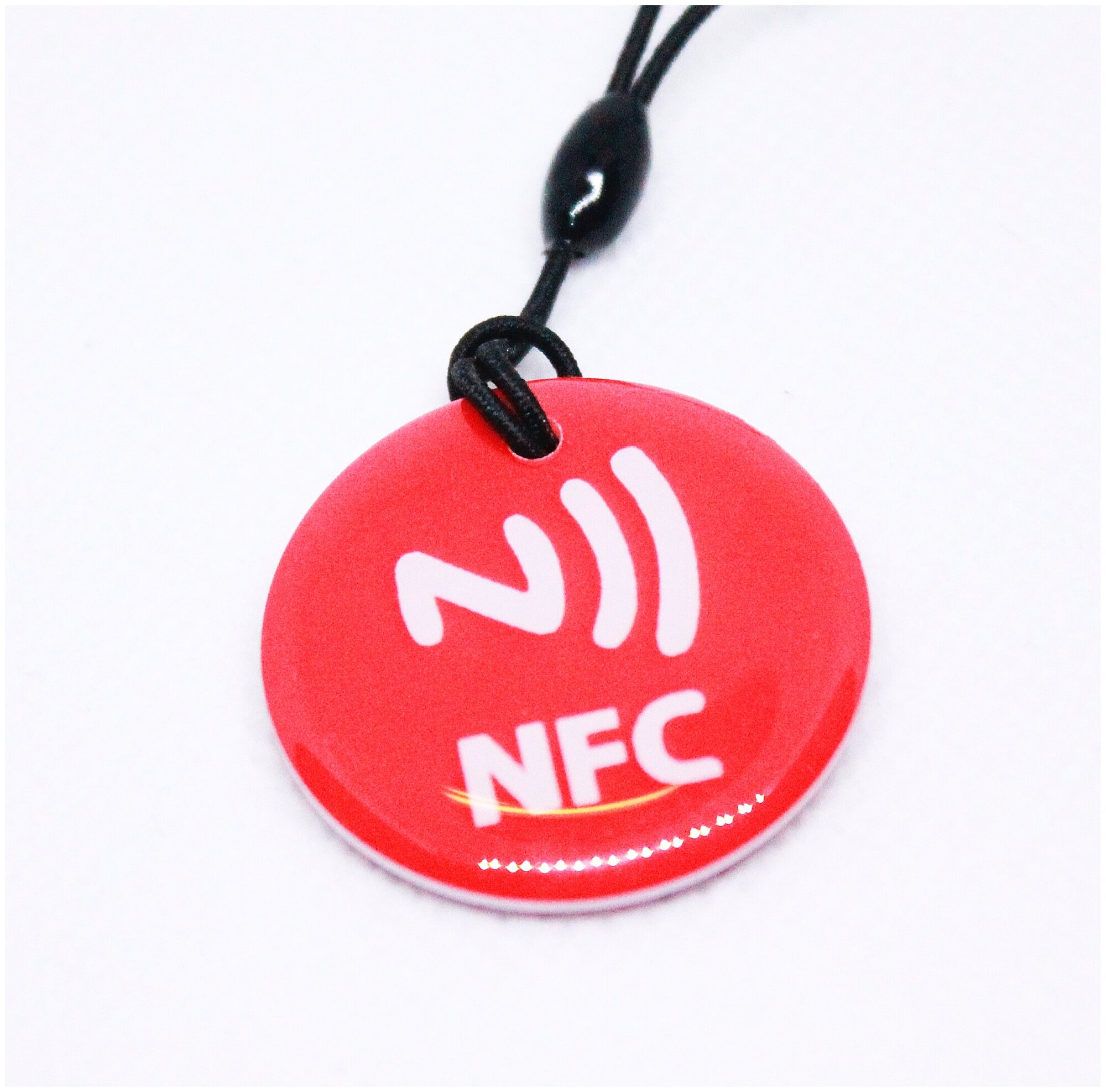Метка NFC NTAG213 эпоксидная. Для автоматизации, умный дом, электронная визитка НФС. Цвет красный