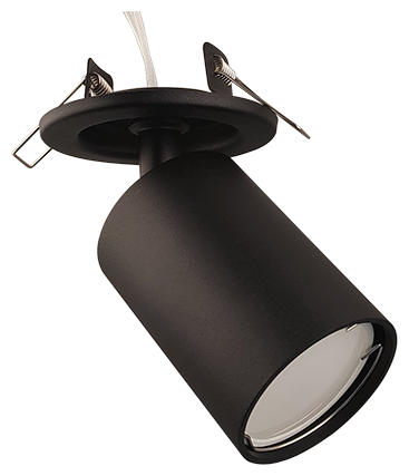 Светильник Светкомплект E51A . D55/SH, GU10, цвет арматуры: черный, цвет плафона: черный