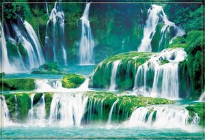 Фотообои Vostorg № 196 Каскад водопадов 294х201см