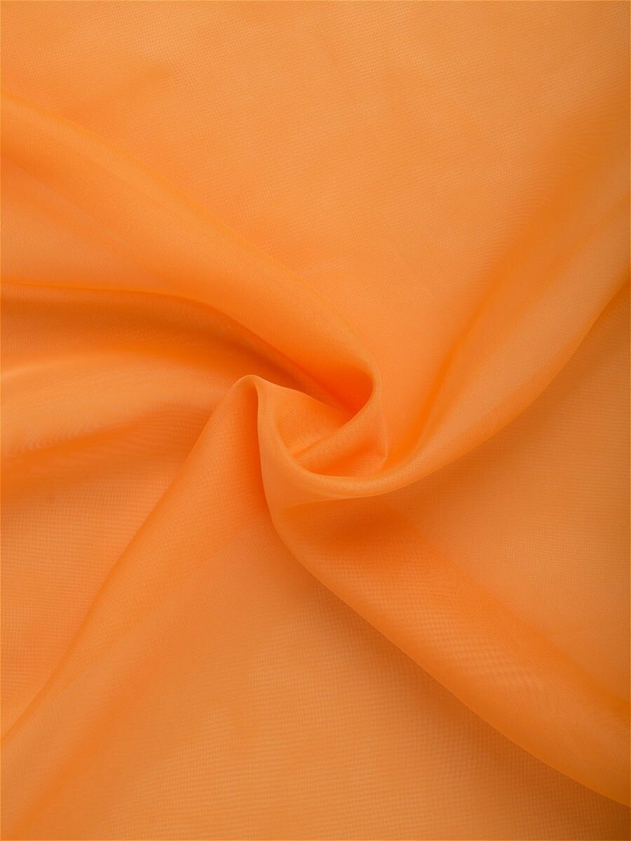 Штора Sola Ромео правая на ленте, 280х170 см, 1 шт., оранжевый - фотография № 3