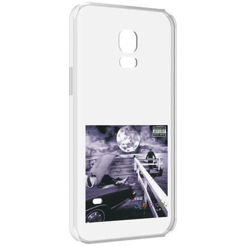 Чехол MyPads Eminem THE SLIM SHADY LP для Samsung Galaxy S5 mini задняя-панель-накладка-бампер
