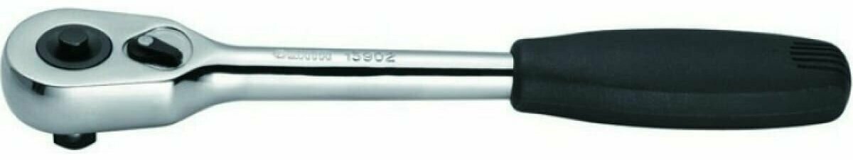 Рукоятка реверсивная Sata с обрезиненной ручкой 1/2" 250мм, S13972
