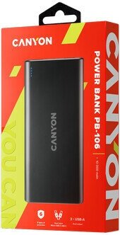 Портативный аккумулятор Canyon CNE-CPB1006 10000 мАч