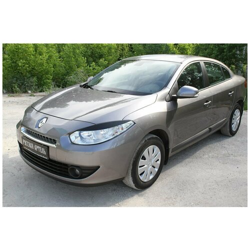 Накладки на передние фары (реснички) Renault Fluence 2009-2012