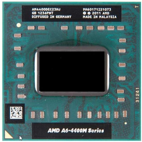 Процессор для ноутбука A6-4400M AM4400DEC23HJ с разбора микросхема ncp81205f с разбора