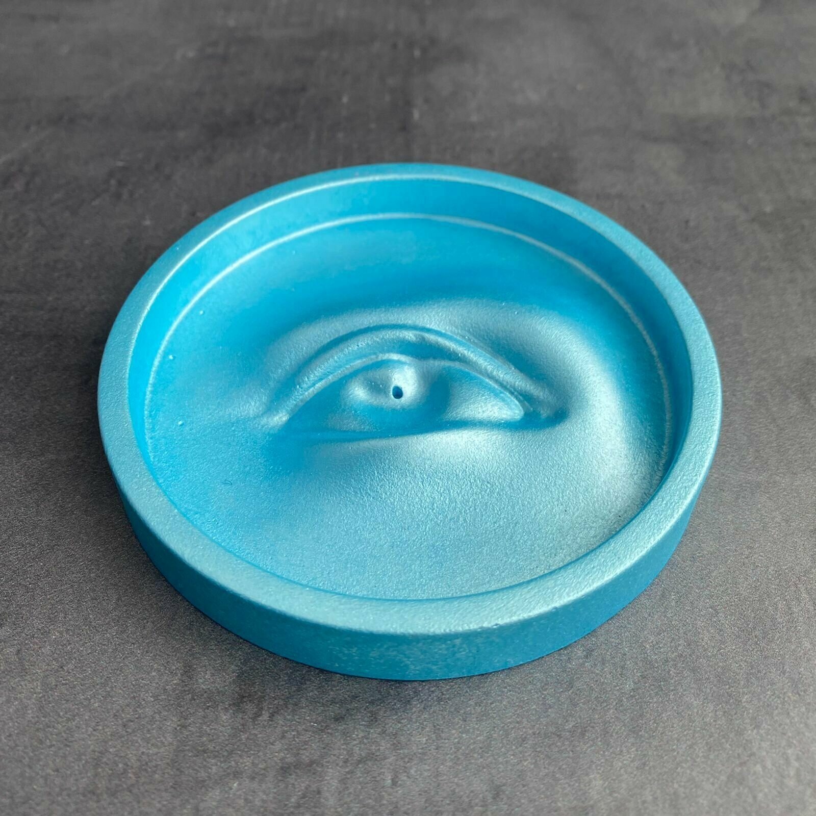 Подставка для благовоний Глаз (цвет голубой)
