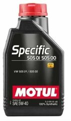 Моторное масло MOTUL SPECIFIC 502 00 / 505 00 / 505 01 5W-40 Синтетическое 1 л