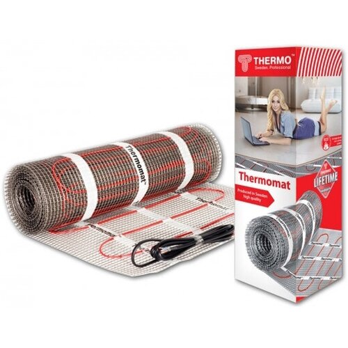 Нагревательный мат Thermo Thermomat TVK-130 (3 кв. м) теплый пол нагревательный мат thermo thermomat tvk 130 lp 2 м кв