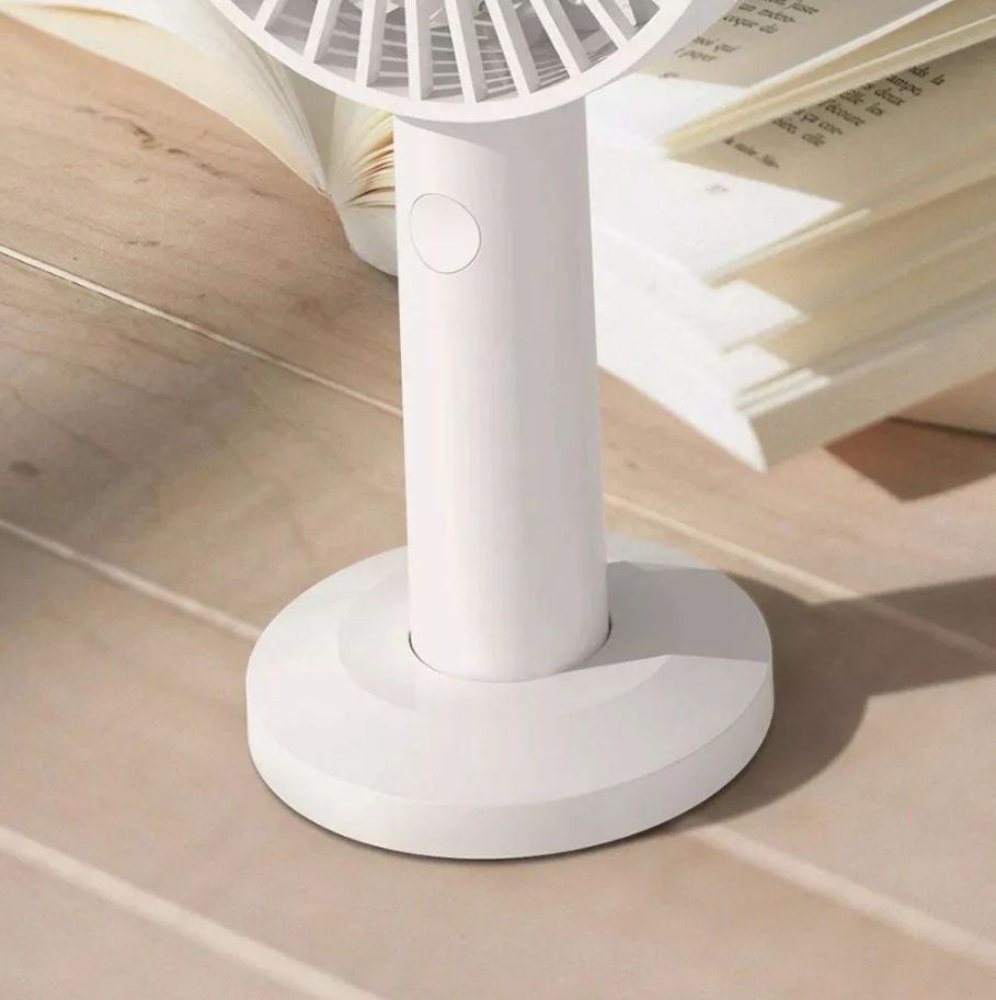 Портативный настольный мини-вентилятор с аккумулятором Xiaomi Qualitell ZS6001 Handheld Fan - фотография № 10