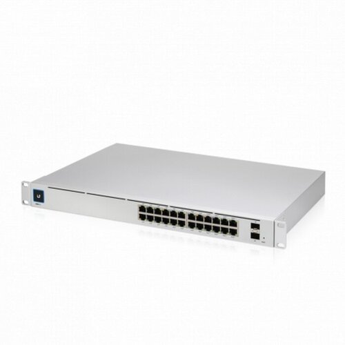 Ubiquiti UniFi Switch Pro 24 PoE [USW-Pro-24-POE] Ubiquiti PoE-коммутатор в стойку, 24х 1G RJ45, 2х 10G SFP+, раздача 400 Вт RTL {2} USW-Pro-24-POE