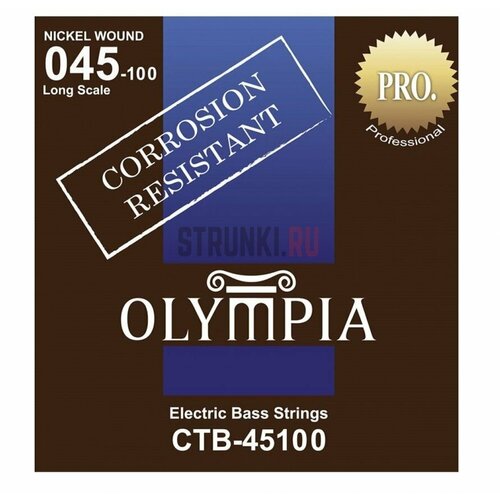 Olympia CTB45100 Струны для бас-гитары струны для бас гитар olympia ebs455