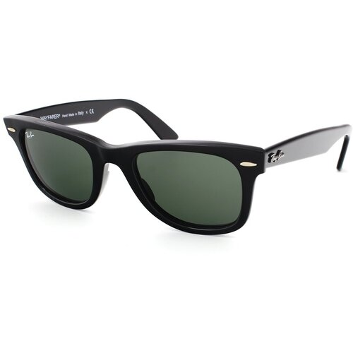Солнцезащитные очки Ray-Ban, черный, зеленый солнцезащитные очки ray ban 2140 1178 30 wayfarer