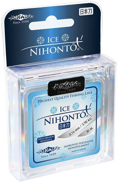 Леска мононить Mikado NIHONTO ICE 0,18 (50 м) - 4.80 кг.