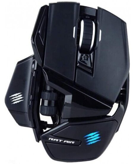 Мышь беспроводная + игровой коврик Mad Catz AIR, Wireless, 12000dpi, MR04DHAMBL000-0 Черный - фото №4