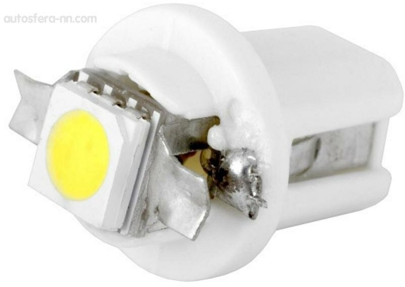 Автолампа Диод B85 12V 1 Smd Диод Bax10d 1-Конт Белая Skyway Приборная Панель Min10 Skyway арт. S08201217