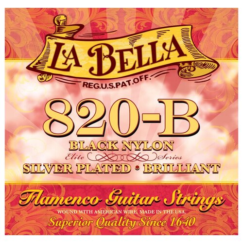 струны для классической гитары la bella 2001fh flamenco hard LA BELLA 820B Струны для классической гитары