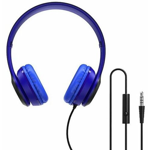 Наушники BO5 Star sound накладные микрофон Jack 35 мм кабель 12 м синие 100300₽