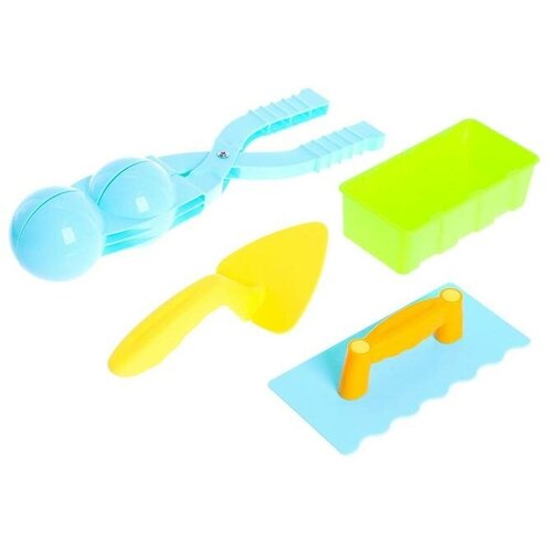 Frau Liebe Набор для игры с песком «Песколеп и кирпичик», 4 предмета, цвета микс