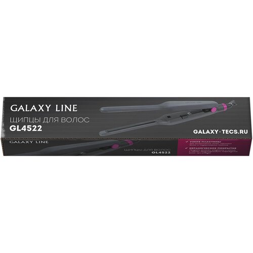 Выпрямитель Galaxy Line GL 4522 30Вт черный (макс. темп:180С) выпрямитель galaxy line gl 4522 30вт черный макс темп 180с